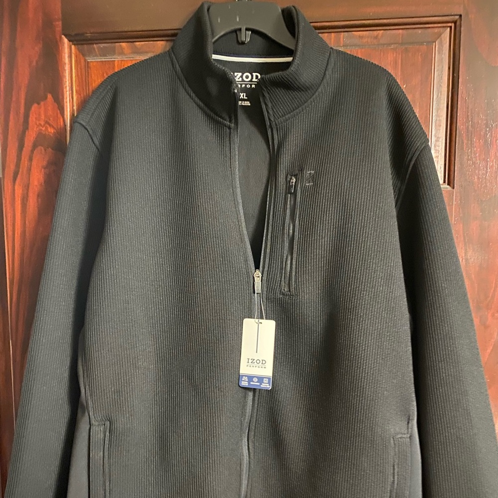 Izod XL zip up jacket. New with tags.